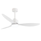 Ventilatore da soffitto a LED da 52 pollici con telecomando per luci (3 pale)