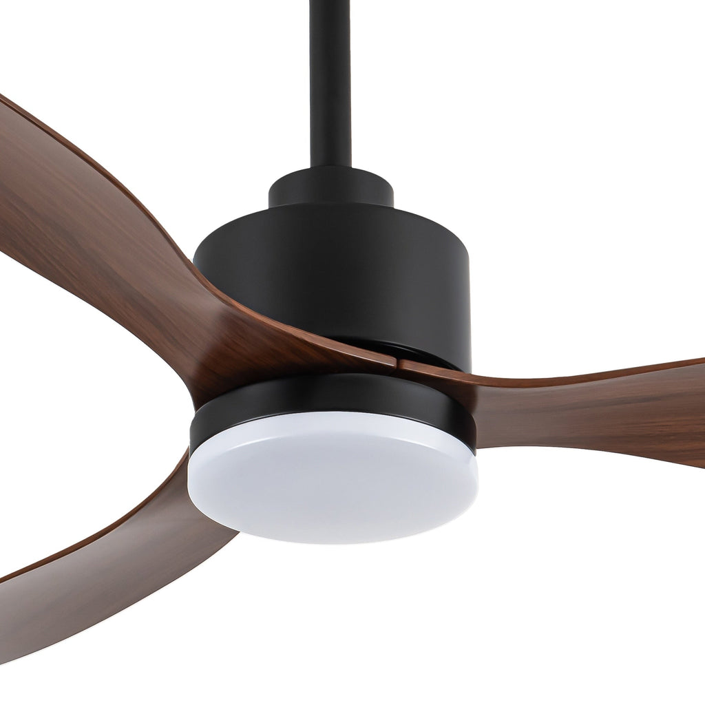 Ventilatore da soffitto a LED da 52 pollici con telecomando per luci (3 pale)