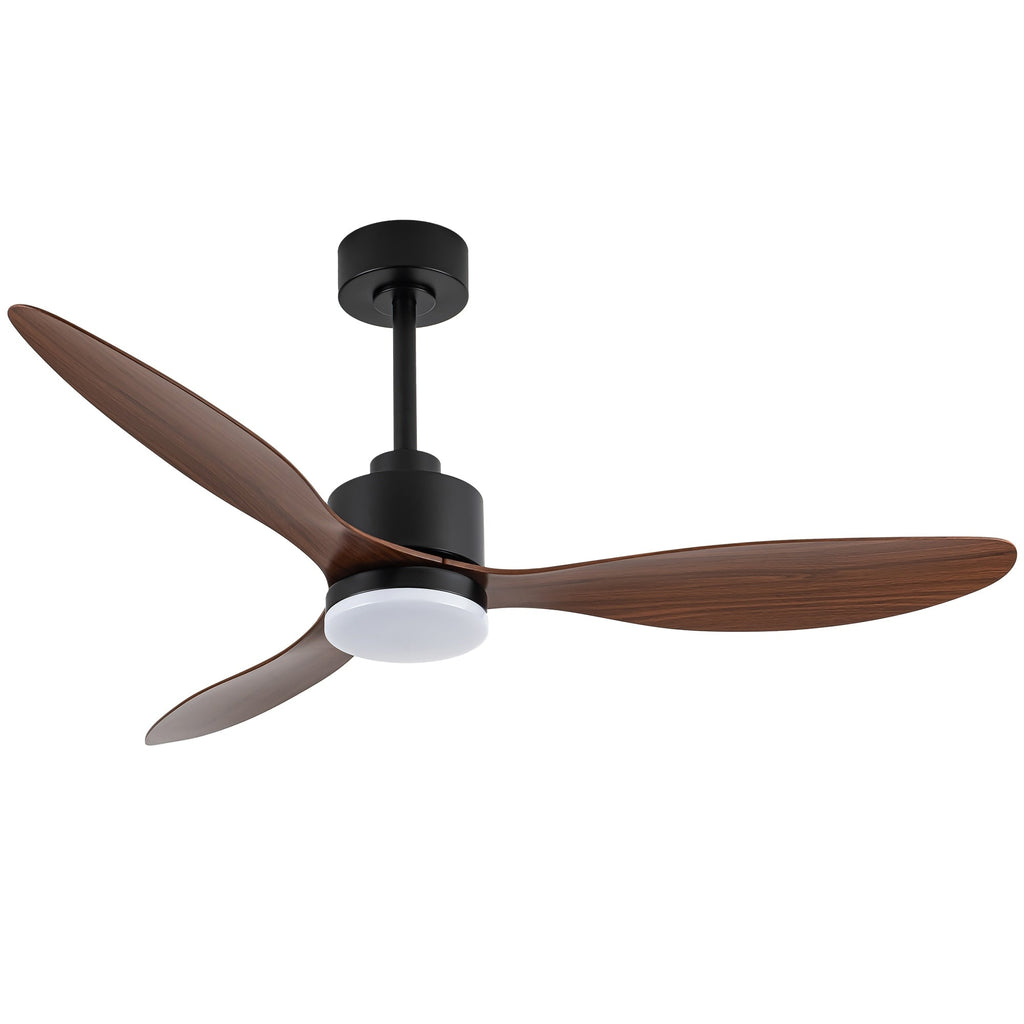 Ventilatore da soffitto a LED da 52 pollici con telecomando per luci (3 pale)