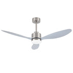 Ventilatore da soffitto a LED da 52 pollici con telecomando per luci (3 pale)