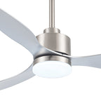 Ventilatore da soffitto a LED da 52 pollici con telecomando per luci (3 pale)