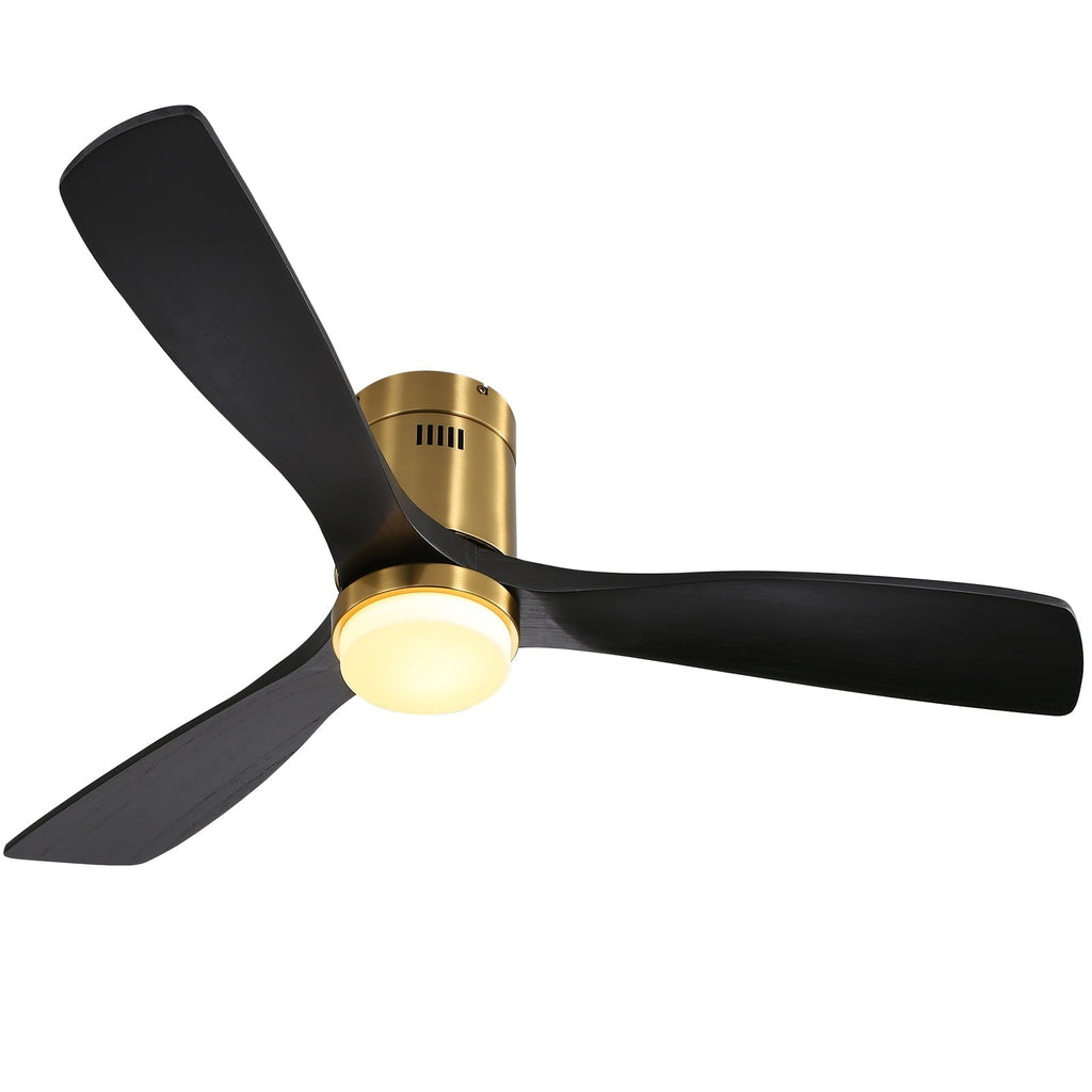 Ventilatore da soffitto a filo Sofucor da 52 pollici con telecomando, motore reversibile, luce integrata opzionale
