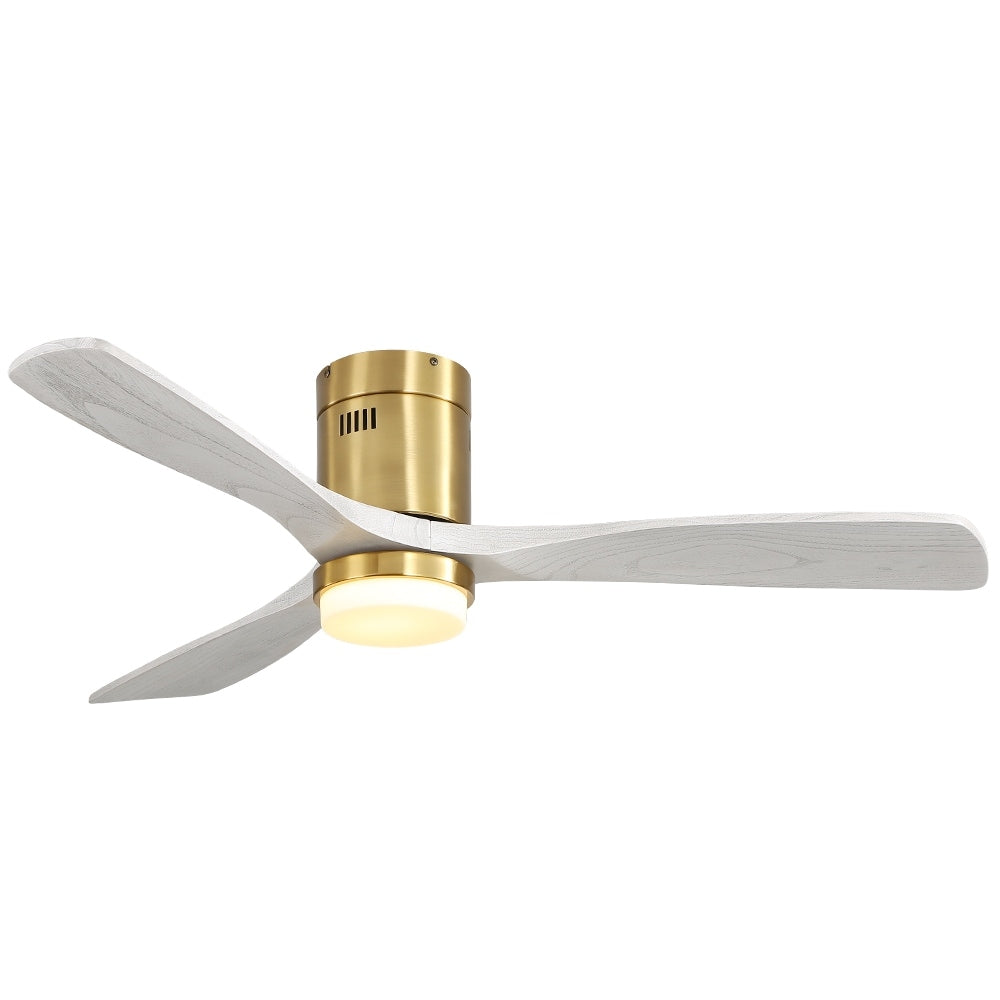 Ventilatore da soffitto a filo Sofucor da 52 pollici con telecomando, motore reversibile, luce integrata opzionale