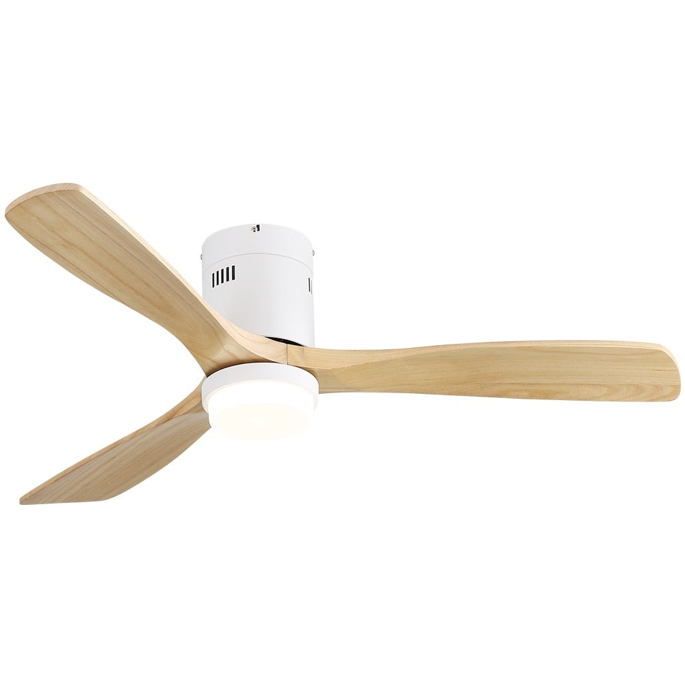 Ventilatore da soffitto a filo Sofucor da 52 pollici con telecomando, motore reversibile, luce integrata opzionale
