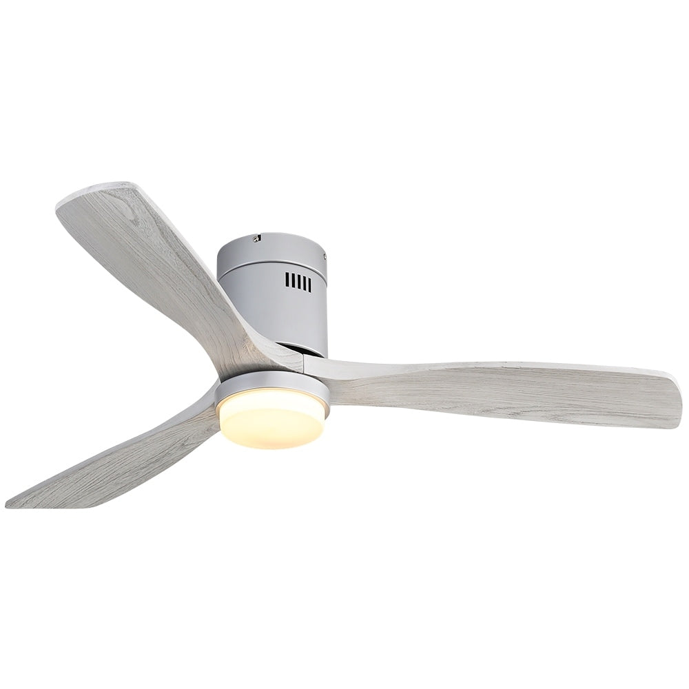 Ventilatore da soffitto a filo Sofucor da 52 pollici con telecomando, motore reversibile, luce integrata opzionale