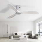 Ventilatore da soffitto a filo Sofucor da 52 pollici con telecomando, motore reversibile, luce integrata opzionale