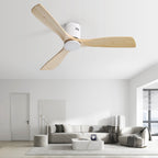 Ventilatore da soffitto a filo Sofucor da 52 pollici con telecomando, motore reversibile, luce integrata opzionale