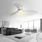Ventilatore da soffitto a filo Sofucor da 52 pollici con telecomando, motore reversibile, luce integrata opzionale