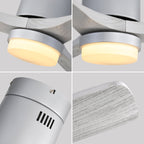Ventilatore da soffitto a filo Sofucor da 52 pollici con telecomando, motore reversibile, luce integrata opzionale