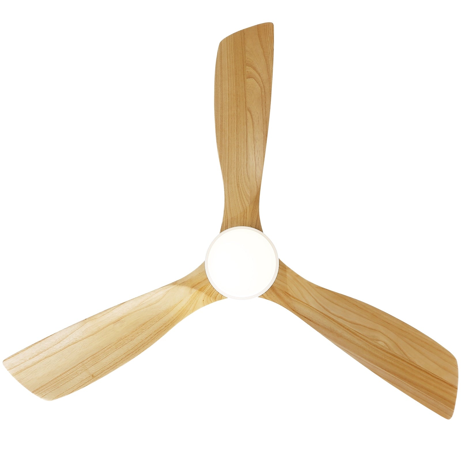 Ventilatore da soffitto in legno per interni Sofucor 52 con telecomando, luce integrata opzionale