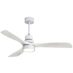 Ventilatore da soffitto in legno per interni Sofucor 52 con telecomando, luce integrata opzionale