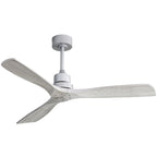 Ventilatore da soffitto in legno per interni Sofucor 52 con telecomando, luce integrata opzionale
