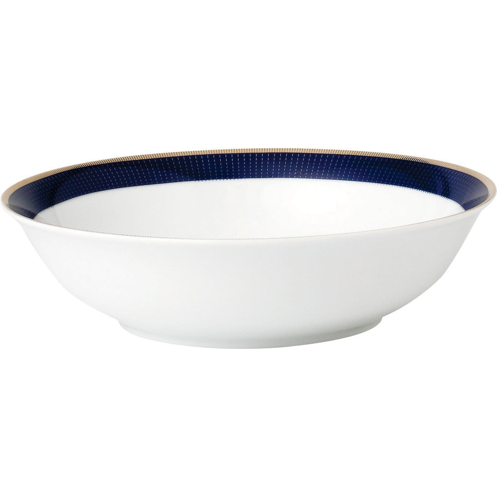 Set di stoviglie in porcellana Bone China da 57 pezzi - Mezzanotte - Oro