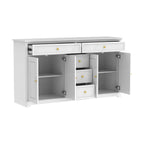 Credenza da 59,1'', bianca, moderna, contemporanea, laccata