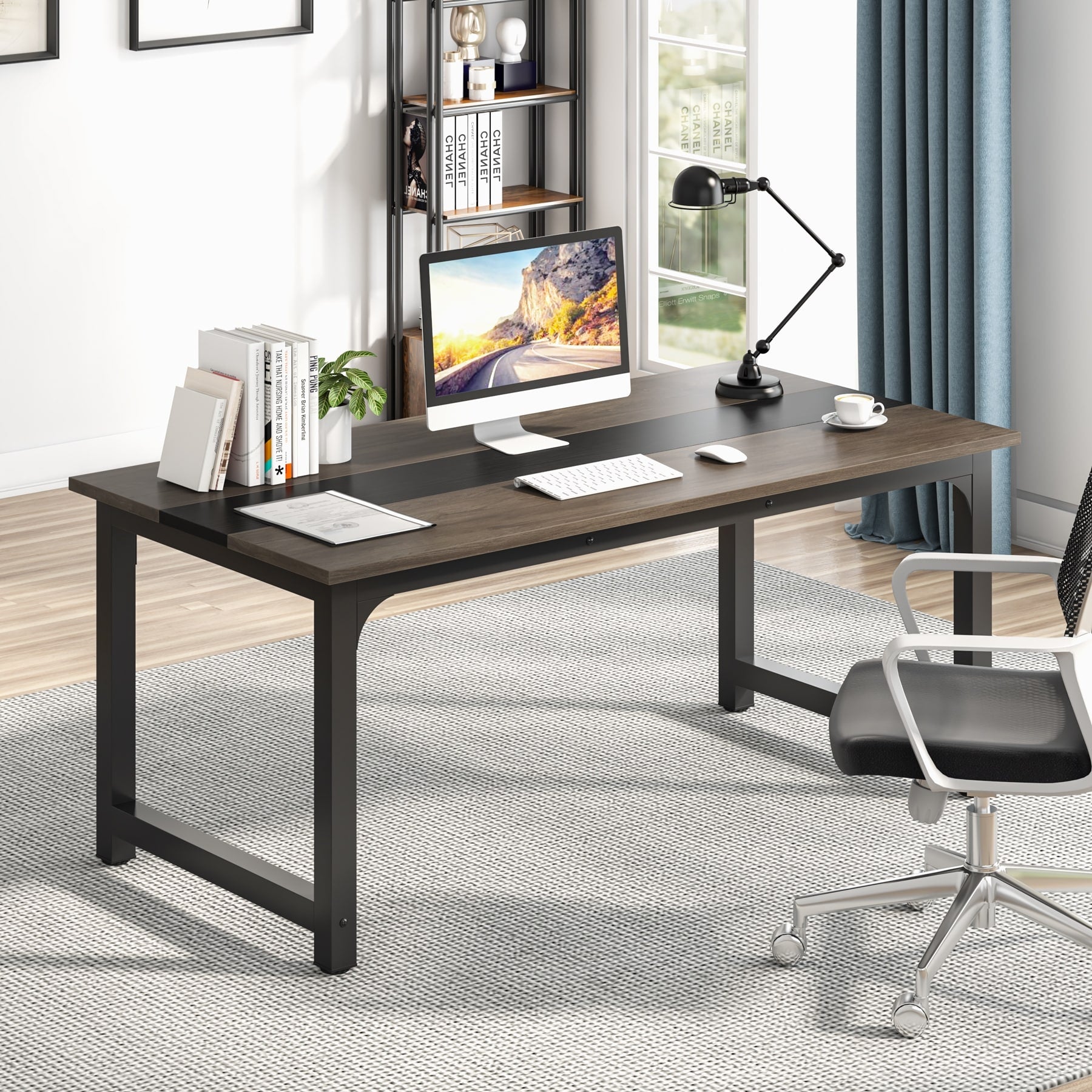 63 Scrivania moderna per computer per ufficio domestico
