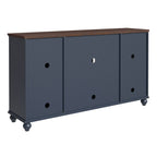 Credenza da cucina in legno in stile vintage da 63 pollici - Larghezza 63 pollici