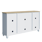 Credenza da cucina in legno in stile vintage da 63 pollici - Larghezza 63 pollici