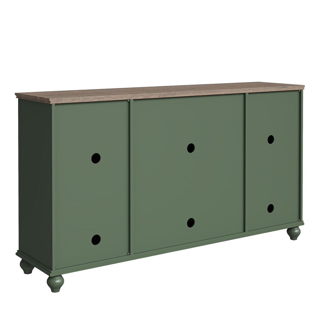 Credenza da cucina in legno in stile vintage da 63 pollici - Larghezza 63 pollici
