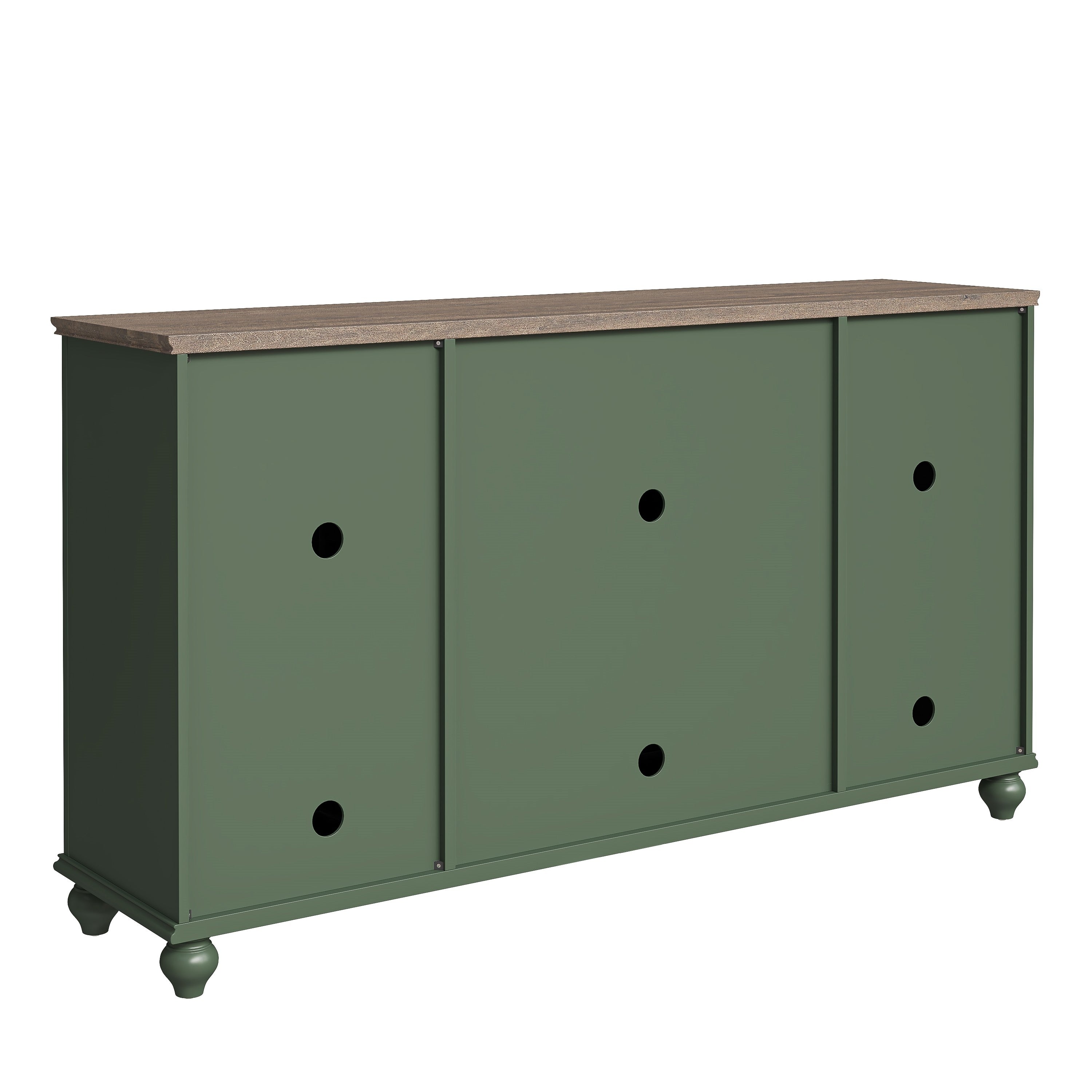 Credenza da cucina in legno in stile vintage da 63 pollici - Larghezza 63 pollici