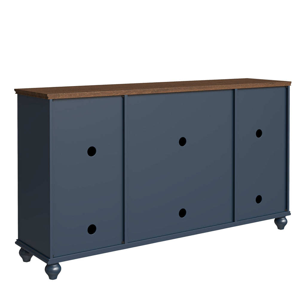 Credenza da cucina in legno in stile vintage da 63 pollici - Larghezza 63 pollici