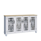 Credenza da cucina in legno in stile vintage da 63 pollici - Larghezza 63 pollici