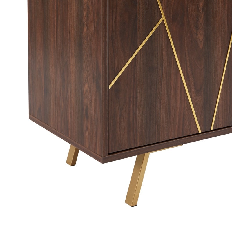 Mobiletto portaoggetti in legno da 63'' W
