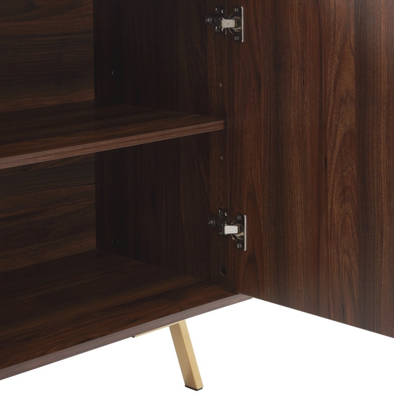 Mobiletto portaoggetti in legno da 63'' W