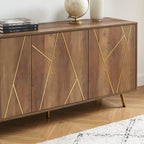 Mobiletto portaoggetti in legno da 63'' W