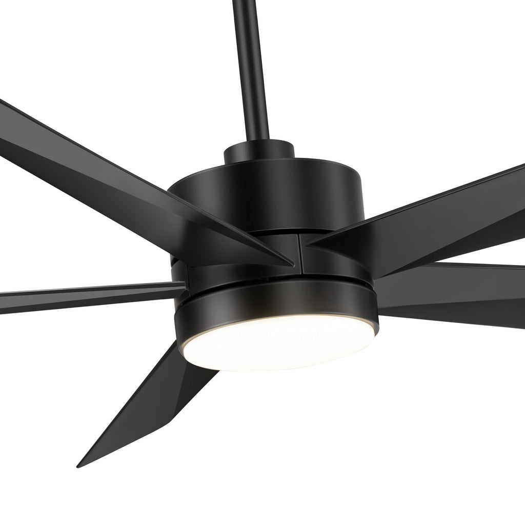 Ventilatore da soffitto a LED Breezary 65/52/42 a 5 pale con kit luci e telecomando