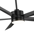 Ventilatore da soffitto a LED Breezary 65/52/42 a 5 pale con kit luci e telecomando
