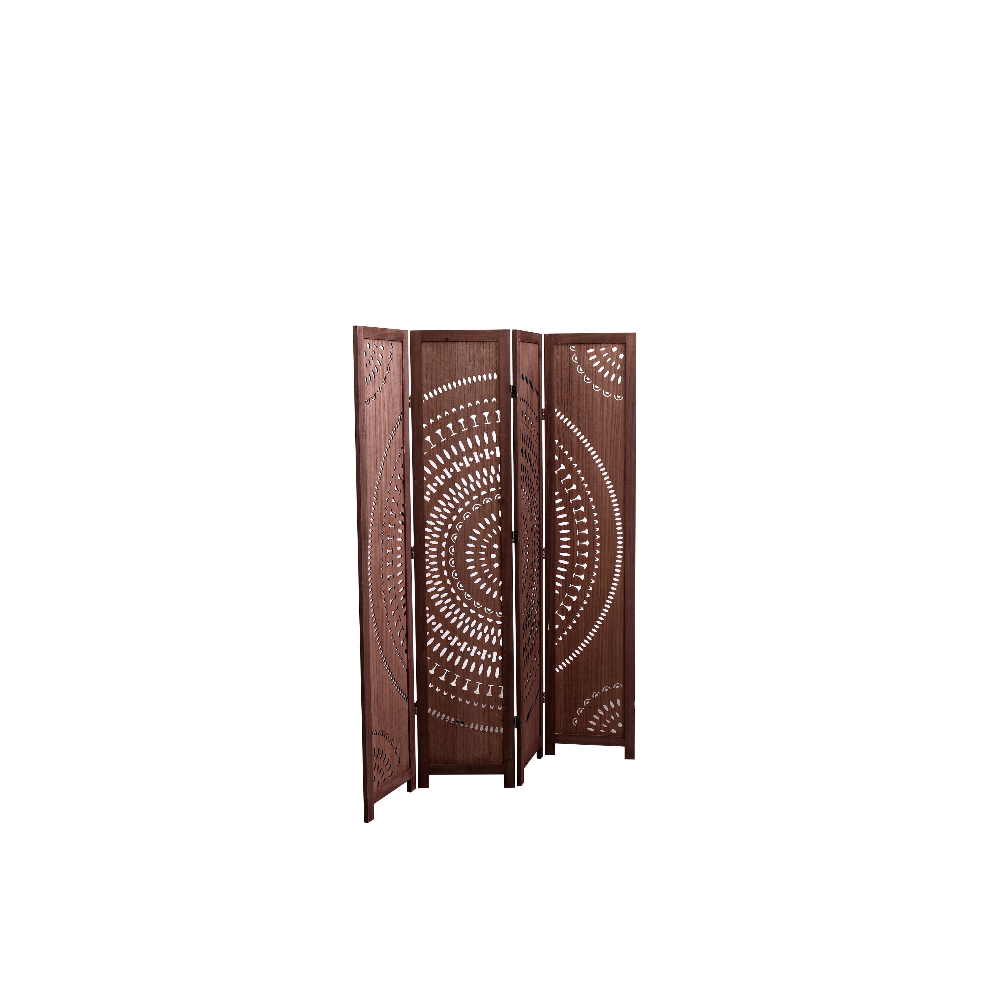 Divisorio pieghevole in legno massello da 65'' H