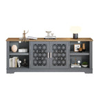 Mobile porta TV decorativo rustico floreale da 70 pollici per un massimo di 80 TV