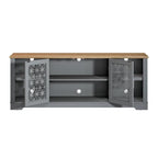 Mobile porta TV decorativo rustico floreale da 70 pollici per un massimo di 80 TV