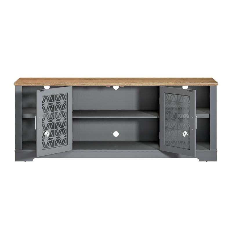 Mobile porta TV decorativo rustico floreale da 70 pollici per un massimo di 80 TV