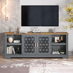 Mobile porta TV decorativo rustico floreale da 70 pollici per un massimo di 80 TV