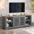 Mobile porta TV decorativo rustico floreale da 70 pollici per un massimo di 80 TV