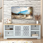 Mobile porta TV decorativo rustico floreale da 70 pollici per un massimo di 80 TV