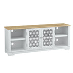 Mobile porta TV decorativo rustico floreale da 70 pollici per un massimo di 80 TV