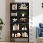 Libreria e scaffale alti 70,8 pollici, librerie grandi a 5 ripiani - 11,81 P x 31,5 L x 70,87 A
