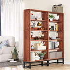 Libreria e scaffale alti 70,8 pollici, librerie grandi a 5 ripiani - 11,81 P x 31,5 L x 70,87 A