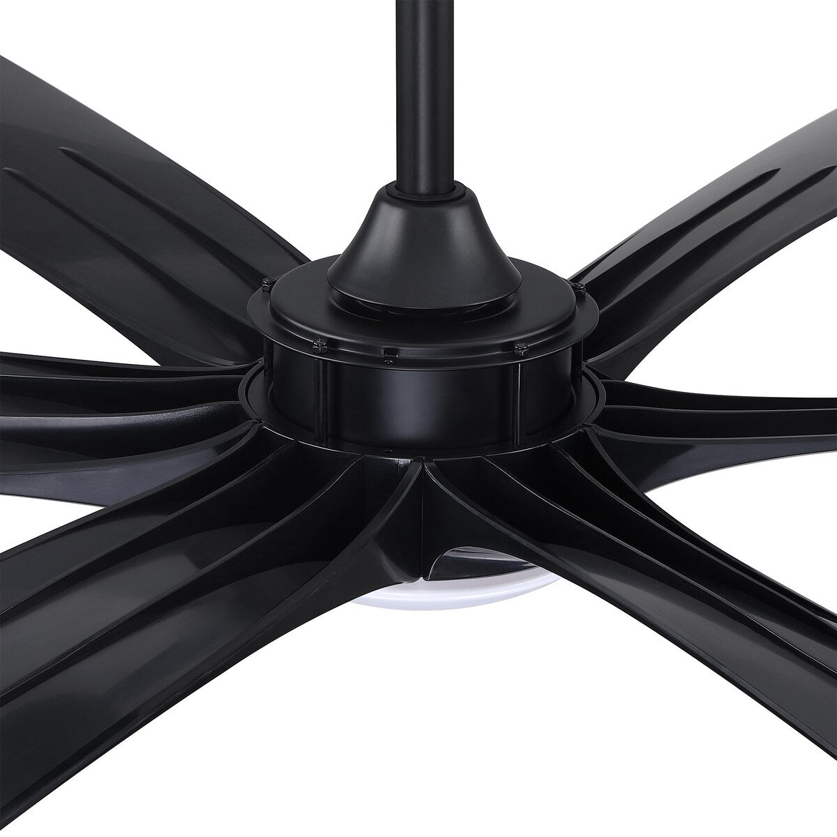 Ventilatore da soffitto DC grande a 6 pale in legno galleggiante da 72 pollici con luce e telecomando