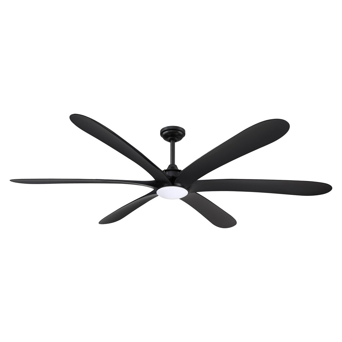Ventilatore da soffitto DC grande a 6 pale in legno galleggiante da 72 pollici con luce e telecomando