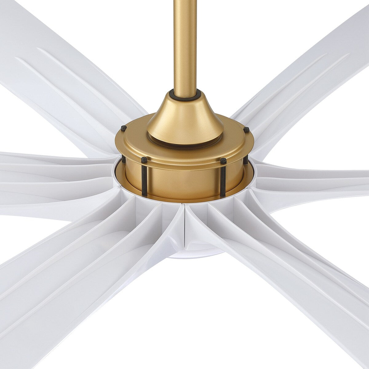 Ventilatore da soffitto DC grande a 6 pale in legno galleggiante da 72 pollici con luce e telecomando