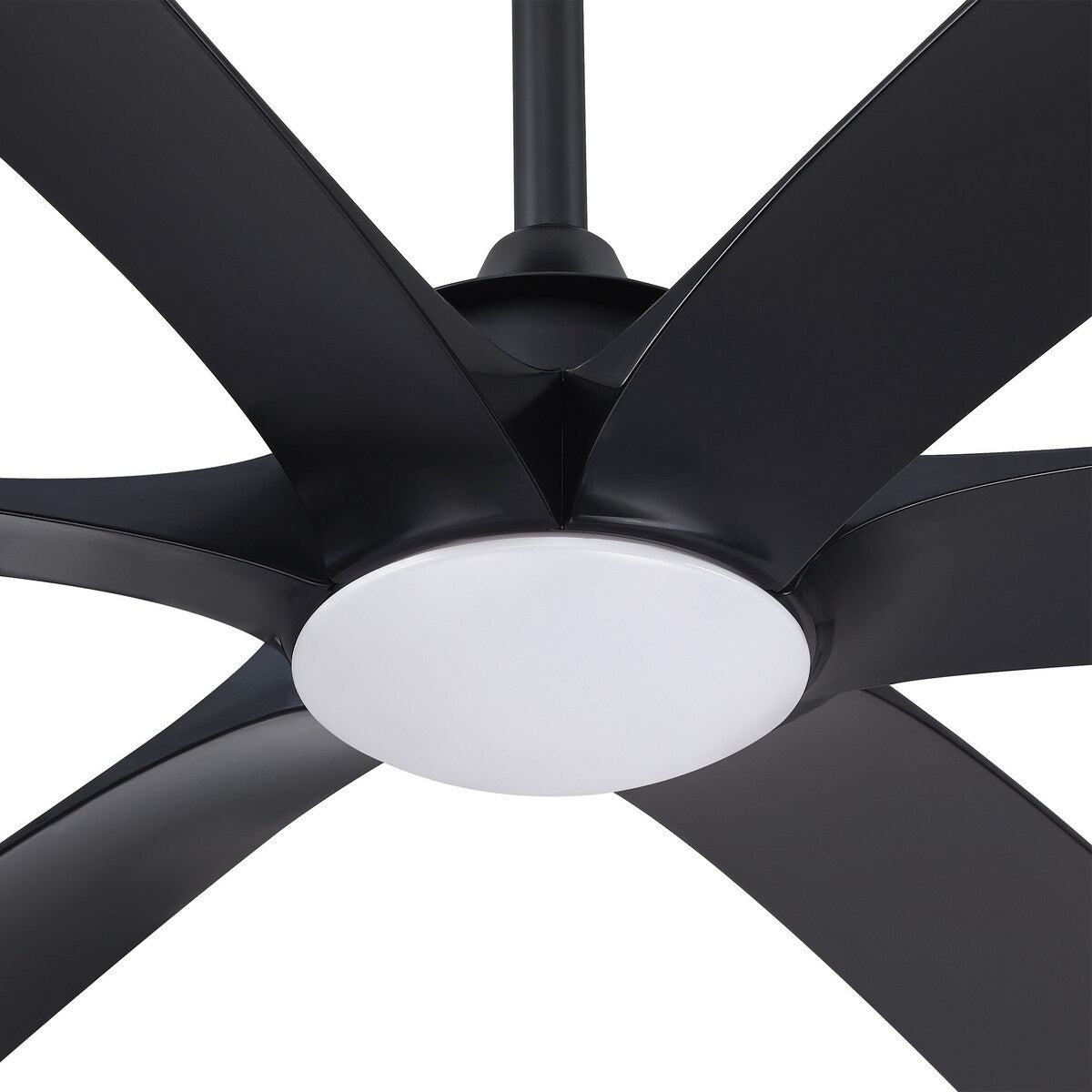 Ventilatore da soffitto DC grande a 6 pale in legno galleggiante da 72 pollici con luce e telecomando