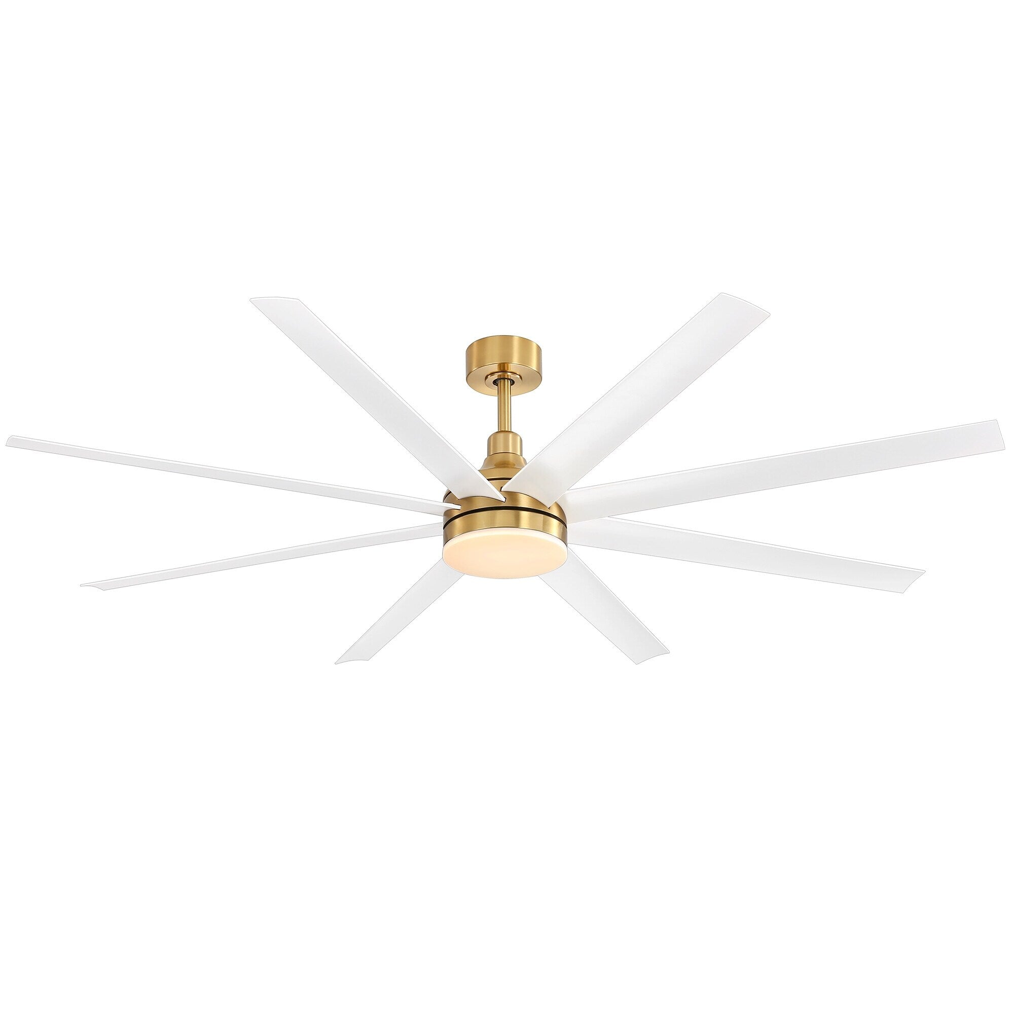 72 grandi ventilatori da soffitto con telecomando a luce LED - 8 pale - 72 pollici