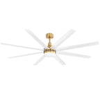 72 grandi ventilatori da soffitto con telecomando a luce LED - 8 pale - 72 pollici