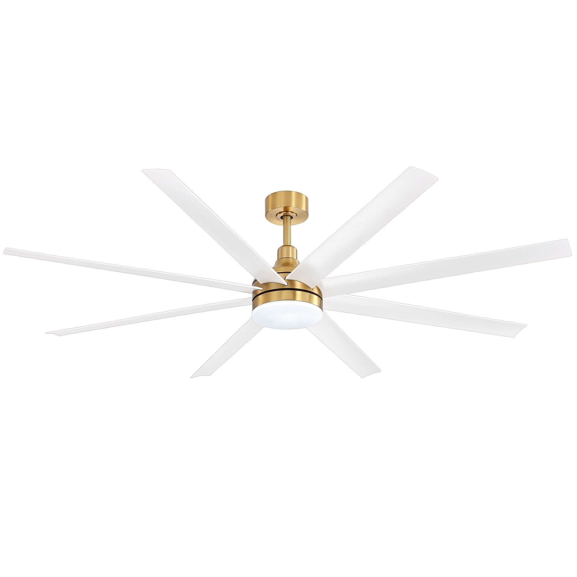 72 grandi ventilatori da soffitto con telecomando a luce LED - 8 pale - 72 pollici