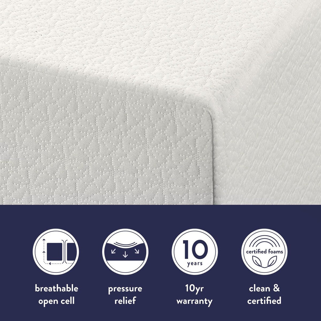 Materasso in memory foam a strati da 8 pollici di Crown Comfort