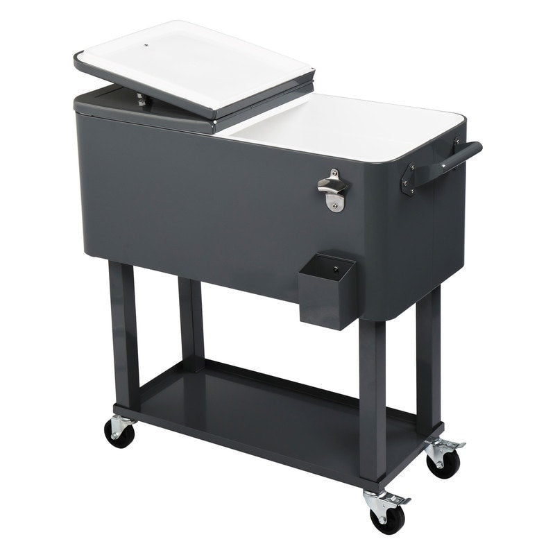 Raffreddatore a spruzzo per ferro da stiro da 80 QT con ripiano