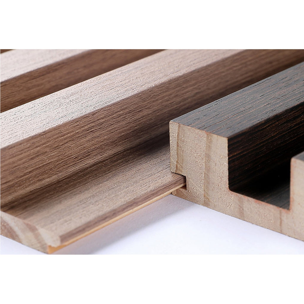 Pannello di rivestimento in legno massello da 93 pollici x 6 pollici x 0,8 pollici - 3 pezzi + 1 pezzo di finitura finale